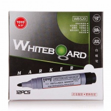 东洋 WB-520 白板笔 2.2-2.8mm 蓝色