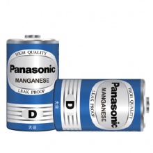 松下(Panasonic) R20NU/2S 1号碳性电池 1.5V 蓝色 2节/卡