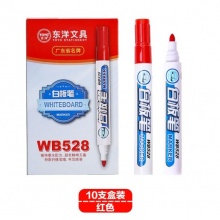 东洋 WB-528 白板笔 2.8mm 黑色 10支/盒