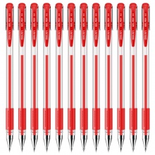 得力 6600ES 中性笔 0.5mm 红色 按支销售