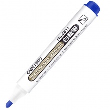 得力 6811 白板笔 2.0mm 蓝色 按支销售