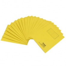 益而高 3001P001 插袋纸质文件夹 A4 黄色 20个/包