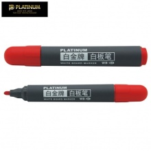 白金 WB-45 塑壳白板笔 2.0mm 红色 10支/盒