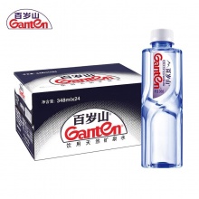 百岁山 饮用天然矿泉水 348ml*24瓶 整箱销售