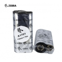 斑马(ZEBRA) A1701 增强腊基碳带 110mm*300m 大卷心 黑色