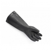 霍尼韦尔 2095025 氯丁橡胶防化手套 加长版 黑色 10码