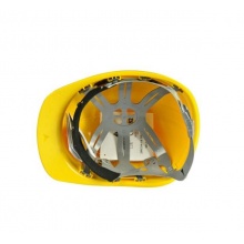 代尔塔/DELTAPLUS 安全帽 102012（顶部带透气孔）黄色