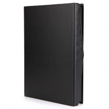 齐心(Comix) A1296 PVC磁扣式档案盒 A4 黑色 35mm