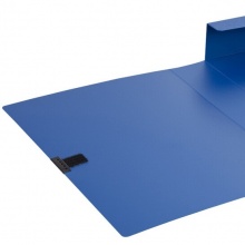 齐心(Comix) MC-55 美石系列PP档案盒 A4 钛蓝色 55mm