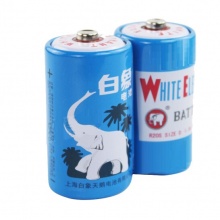 白象 R20S 碱性电池 1号 2节/版