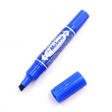 斑马(ZEBRA) MO-150-MC-BL 大双头油性记号笔 蓝色 10支/盒