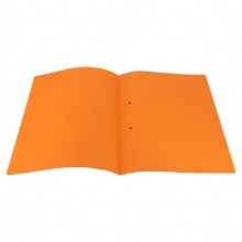 益而高 3001P10A 插袋纸皮文件夹 A4 橙色 20个/包