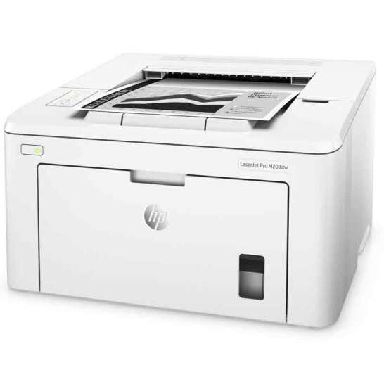 惠普 LaserJet Pro M203dw 黑白激光打印机 （自动双面+有线网络+无线打印)