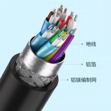 绿联 60738 HDMI转VGA转换器 CM270 黑色