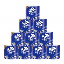 Vinda/维达 V4028 蓝色经典4层超韧卷筒卫生纸 180克 10卷/提