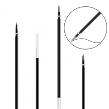 得力 S760 子弹头中性笔芯 0.5mm 黑色 20支/盒