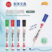 东洋 TW812 易擦白板笔 2.8mm 红色