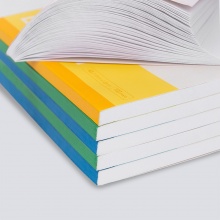 得力 7660 无线装订本 A4 混色 100页