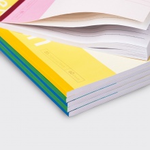 得力 7664 办公无线装订本 B5 混色 60张