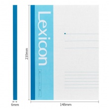 得力 7654 无线装订本 A5 混色 80张