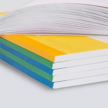 得力 7654 无线装订本 A5 混色 80张