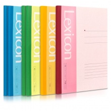 得力 7655 无线装订本 A5 混色 100张