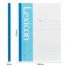 得力 7655 无线装订本 A5 混色 100张