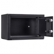 得力 16654 电子密码保管箱H200*W310*D200mm 黑色