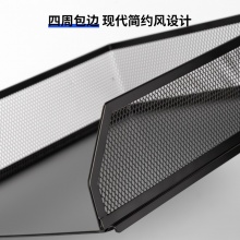 得力 PB260 四层大容量金属文件盘 黑色