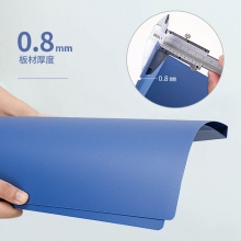 得力 5363 单强力夹 A4 深蓝 18mm