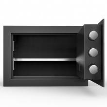 得力 92619 电子密码保管箱 H250 黑色