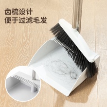 得力得心 LQ582 带齿梳簸箕 灰色
