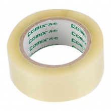 齐心 JP6010-6 封箱胶带 60mm*100y 普透 6卷/筒