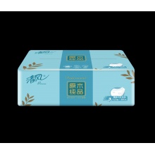清风 BR42AQQ 原木纯品3层塑包面巾纸 120抽/包 20包/箱