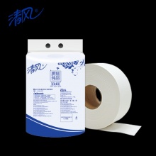 清风 BJ07AMW 质韧纯品2层平纹珍宝大卷纸 240米 双层 3卷/提 4提/箱