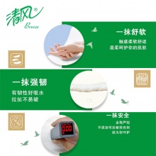 清风 B338A2 双层抽取式盒装面巾纸 200抽 3盒/提 12提/箱
