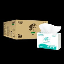 清风 B913AC1M 单层三折擦手纸 200张/包 20包/箱