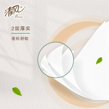 清风 BR1AA 原木纯品2层塑包面巾纸 200抽/包 20包/箱